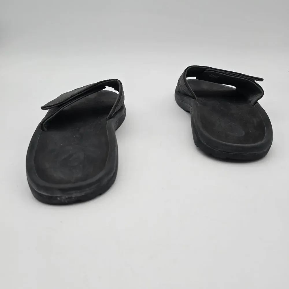 OluKai Black Slide Sandals